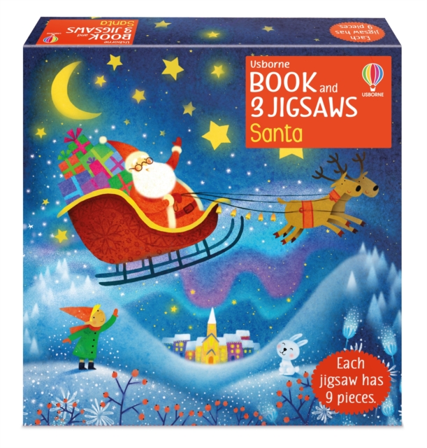 Usborne Book and 3 Jigsaws : Santa, Board book Book