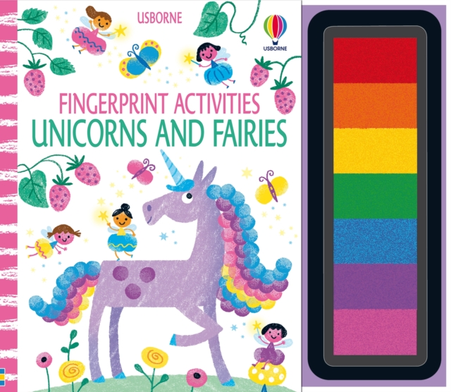 Fingerprint Activities Unicorns and Fairies, Spiral bound Book