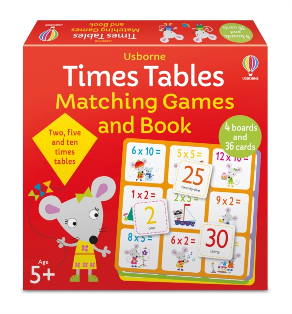Times Tables Matching Games and Book, Game Book