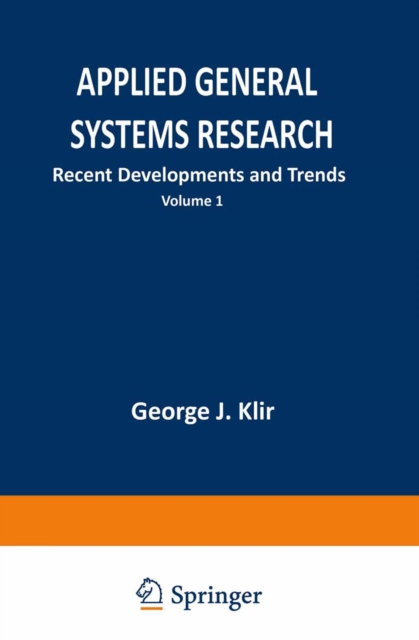 Applied General Systems Research : Recent Developments and Trends, PDF eBook