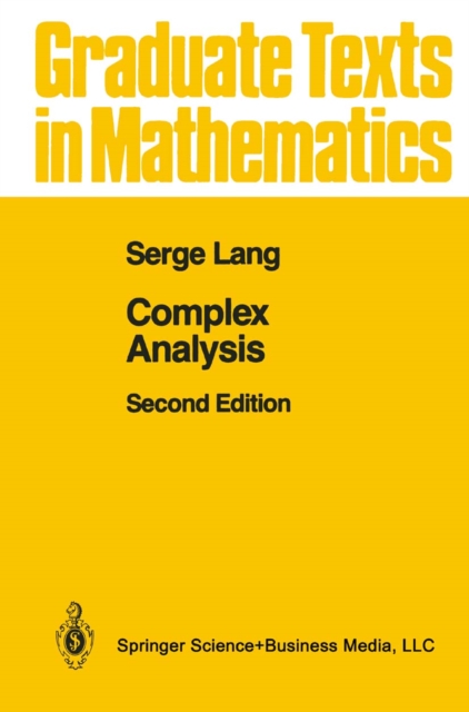 Complex Analysis, PDF eBook