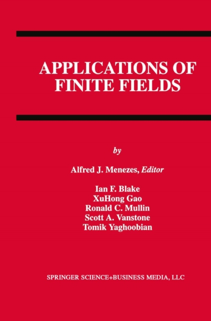 Applications of Finite Fields, PDF eBook
