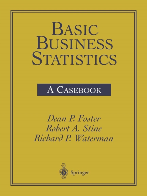 Basic Business Statistics : A Casebook, PDF eBook