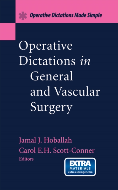 Operative Dictations in General and Vascular Surgery : Operative Dictations Made Simple, PDF eBook