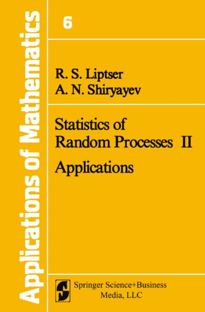 Statistics of Random Processes II : Applications, PDF eBook