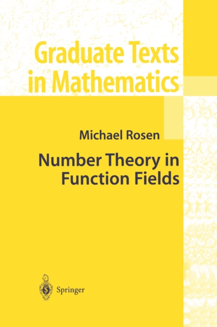 Number Theory in Function Fields, PDF eBook