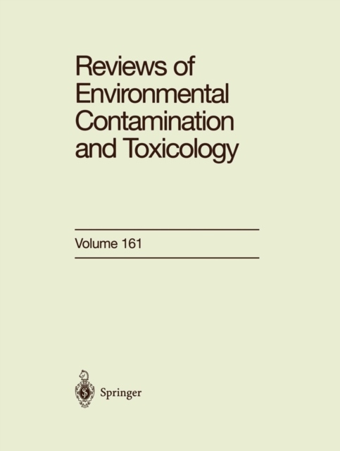 Reviews of Environmental Contamination and Toxicology : Continuation of Residue Reviews, PDF eBook