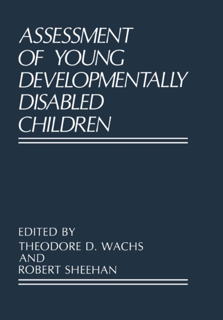Assessment of Young Developmentally Disabled Children, PDF eBook
