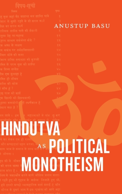 Hindutva as Political Monotheism, Hardback Book