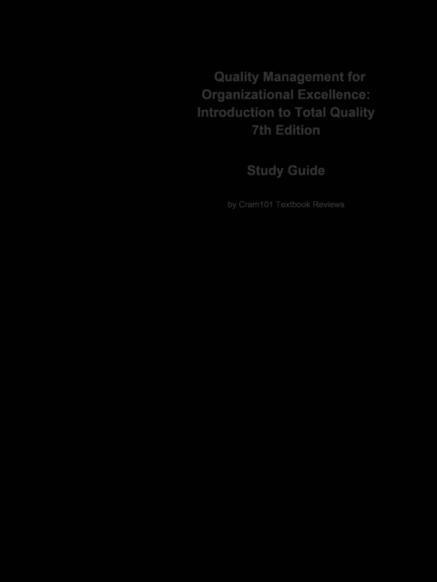 Quality Management for Organizational Excellence, Introduction to Total Quality : Business, Management, EPUB eBook