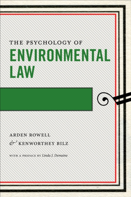 The Psychology of Environmental Law, EPUB eBook