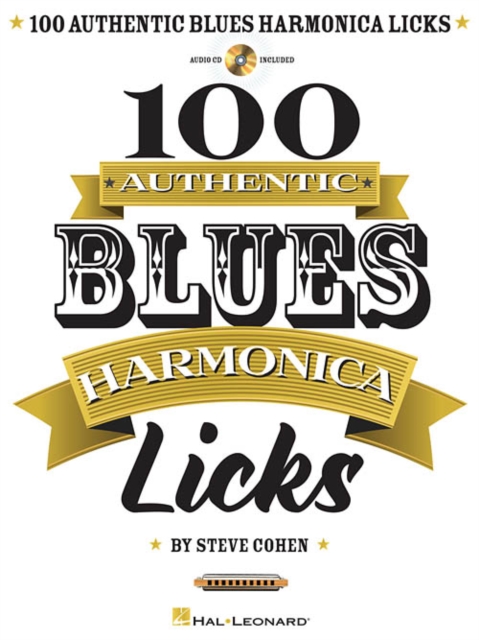 100 Authentic Blues Harmonica Licks, Book Book