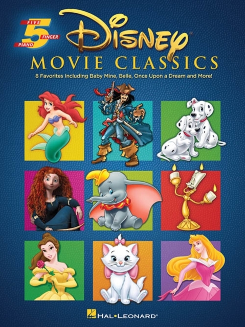 Disney Movie Classics : Five-Finger Piano - 8 Songs for Beginners, Book Book