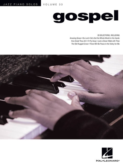 Gospel : Jazz Piano Solos Series Volume 33, Book Book