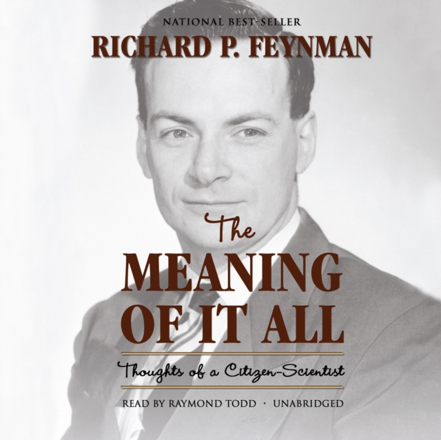The Meaning of It All, eAudiobook MP3 eaudioBook