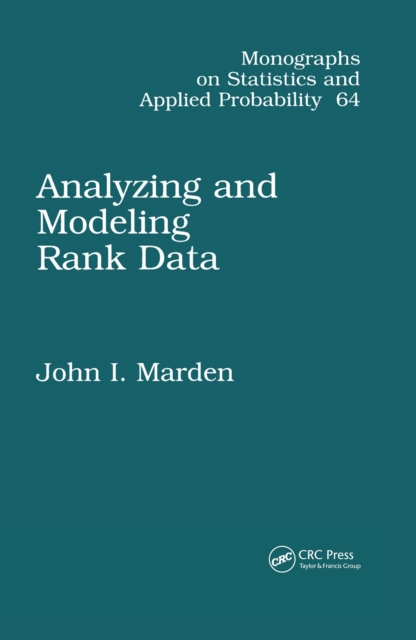 Analyzing and Modeling Rank Data, PDF eBook