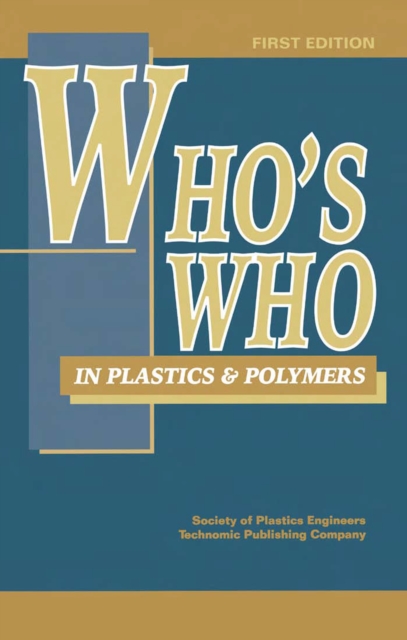 Who's Who in Plastics Polymers, PDF eBook