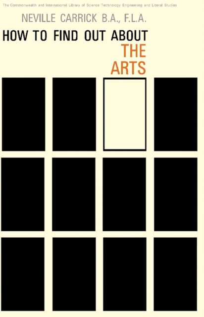 How to Find Out About the Arts : A Guide to Sources of Information, PDF eBook