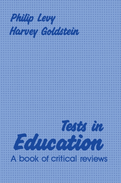 Tests in Education : A Book of Critical Reviews, PDF eBook