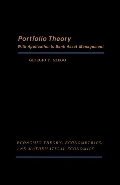 Portfolio Theory : With Application to Bank Asset Management, PDF eBook