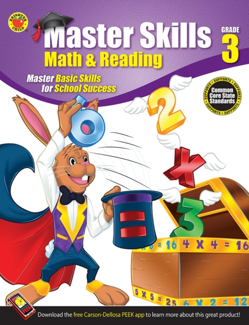 Math & Reading Workbook, Grade 3, PDF eBook