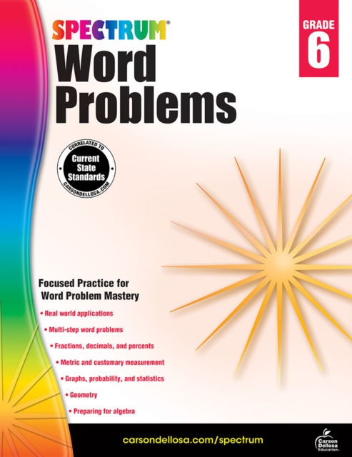 Word Problems, Grade 6, PDF eBook