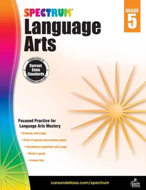 Spectrum Language Arts, Grade 5, PDF eBook