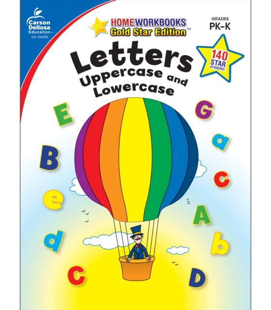 Letters: Uppercase and Lowercase, Grades PK - K, PDF eBook