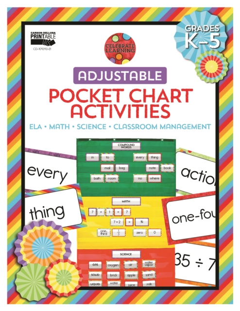 Celebrate Learning Adjustable Pocket Chart Activities, PDF eBook