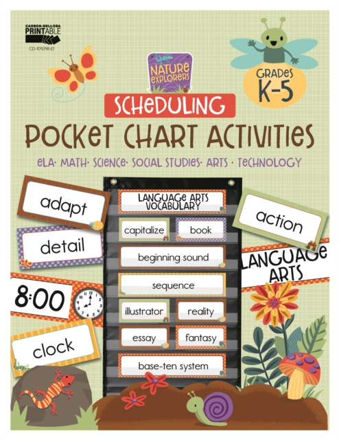 Nature Explorers Scheduling Pocket Chart Activities, PDF eBook
