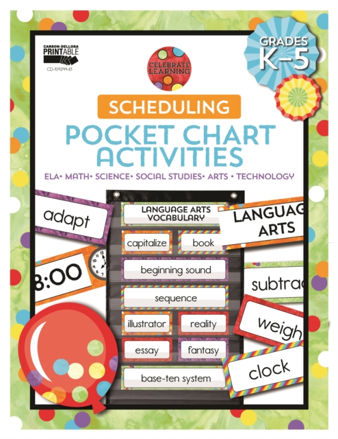 Celebrate Learning Scheduling Pocket Chart Activities, PDF eBook