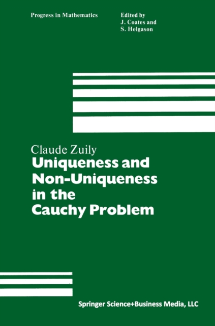 Uniqueness and Non-Uniqueness in the Cauchy Problem, PDF eBook