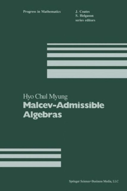 Malcev-Admissible Algebras, PDF eBook