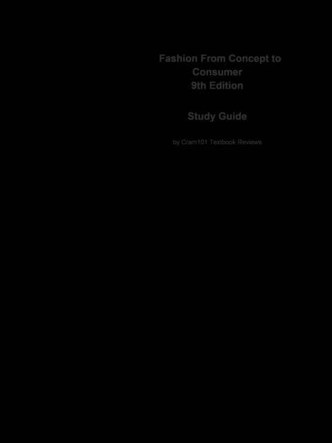 Fashion From Concept to Consumer, EPUB eBook