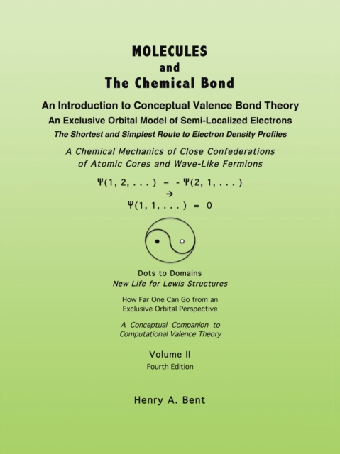 Molecules and the Chemical Bond : An Introduction to Conceptual Valence Bond Theory, EPUB eBook