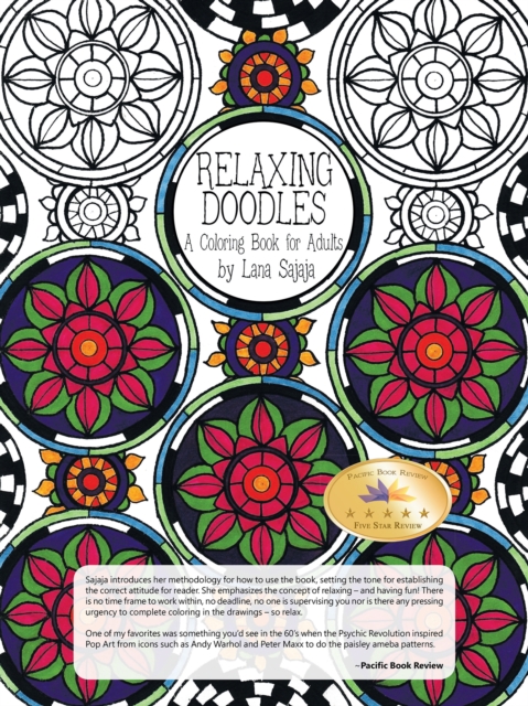 Relaxing Doodles : A Coloring Book for Adults, EPUB eBook