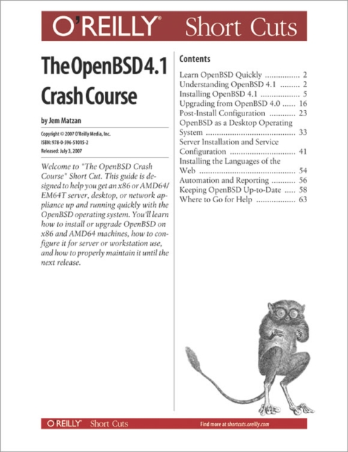 The OpenBSD 4.0 Crash Course, EPUB eBook
