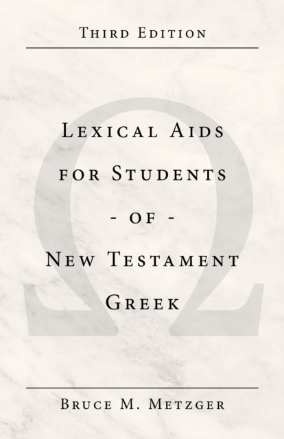 Lexical Aids for Students of New Testament Greek, EPUB eBook