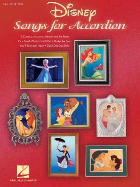 Disney Songs for Accordion : 3rd Edition - 13 Classics, Book Book