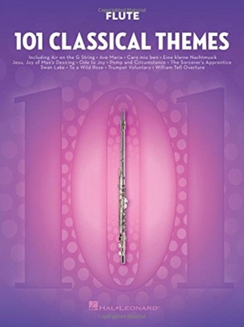 101 Classical Themes for Flute, Book Book