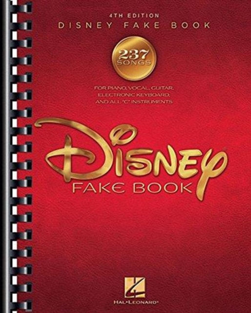 The Disney Fake Book : 4th Edition - 237 Songs, Book Book