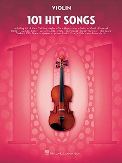 101 Hit Songs : For Violin, Book Book