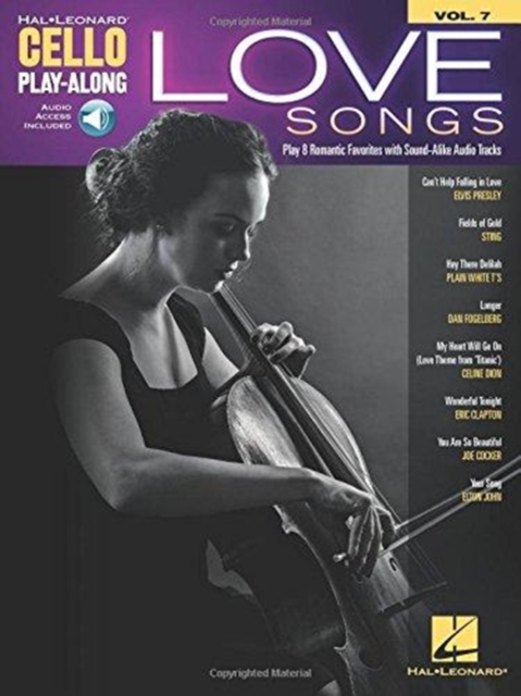 Love Songs : Cello Play-Along Volume 7, Book Book