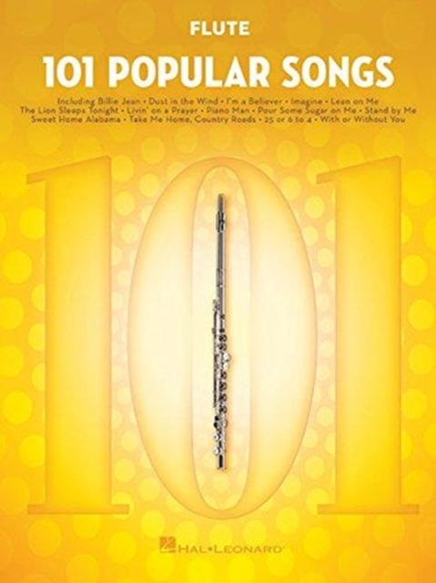 101 Popular Songs : For Flute, Book Book