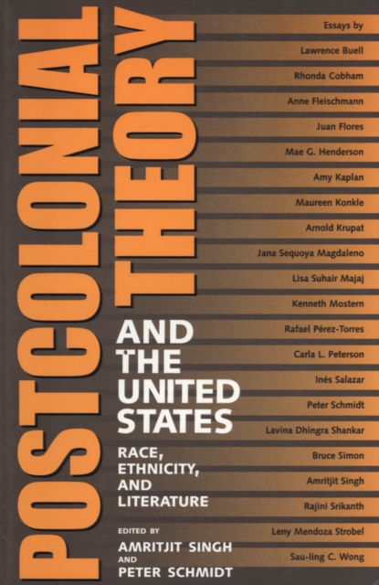 Postcolonial Theory and the United States : Race, Ethnicity, and Literature, EPUB eBook