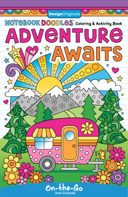 Notebook Doodles Adventure Awaits : Coloring and Activity Book, Spiral bound Book