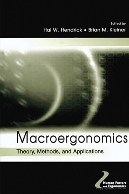 Macroergonomics : Theory, Methods, and Applications, EPUB eBook