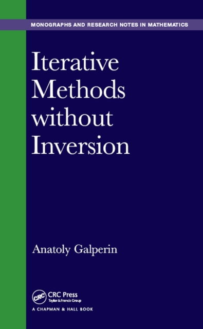Iterative Methods without Inversion, PDF eBook
