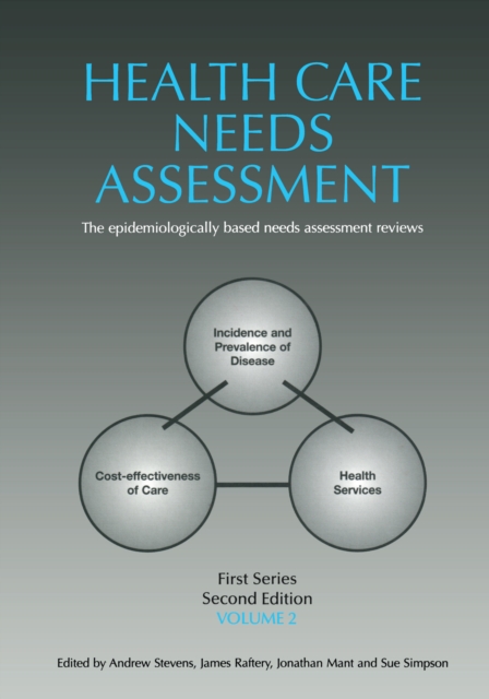 Health Care Needs Assessment, First Series, Volume 2, Second Edition, PDF eBook