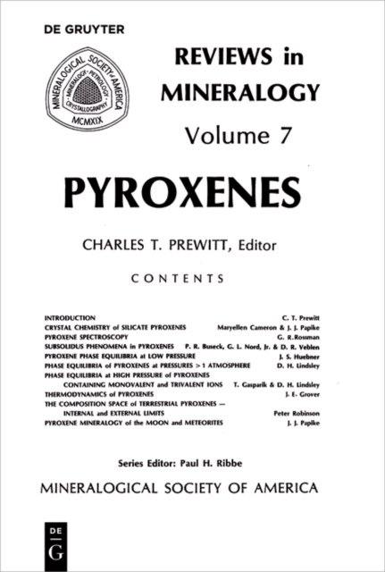 Pyroxenes, PDF eBook